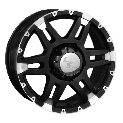 Диски LS wheels LS212 7 х 16 6*139,7 Et: 38 Dia: 100.1 черный полностью полированный