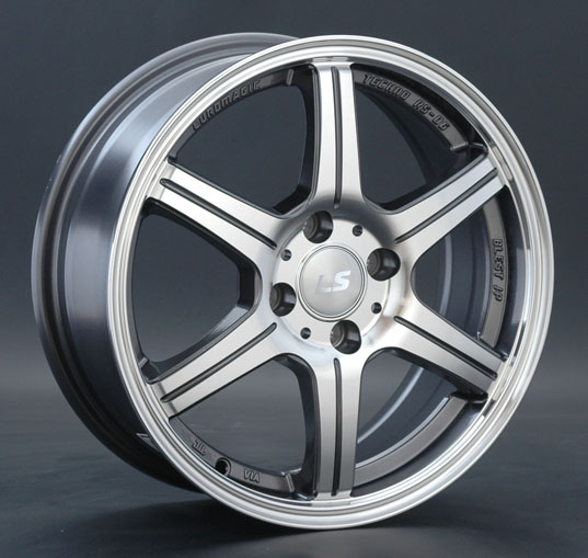 Диски LS wheels LS176 6.5 х 16 4*114,3 Et: 45 Dia: 73.1 серый с полировкой