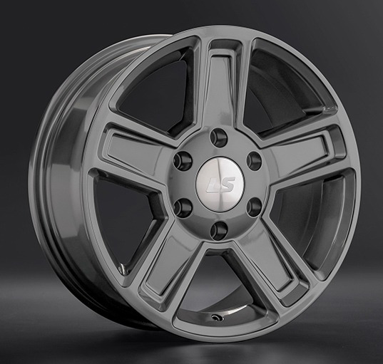 Диски LS wheels LS 1296 8 х 17 6*139,7 Et: 38 Dia: 100.1 серый матовый