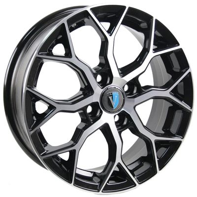 Диски VENTI 1519 6 х 15 4*100 Et: 46 Dia: 54.1 черный с проточкой глянцевый