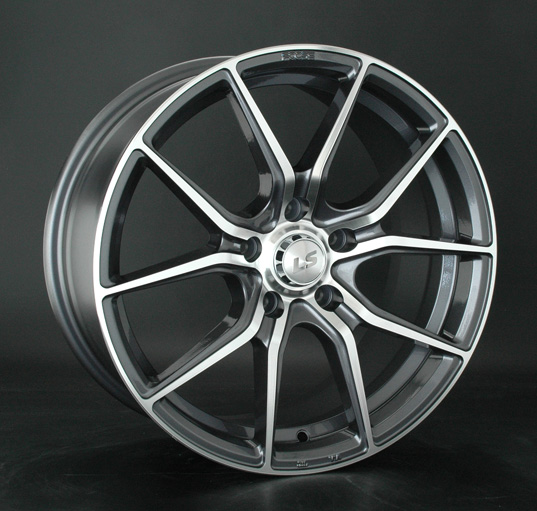 Диски LS wheels LS 759 7.5 х 17 5*112 Et: 40 Dia: 66.6 серый с полировкой