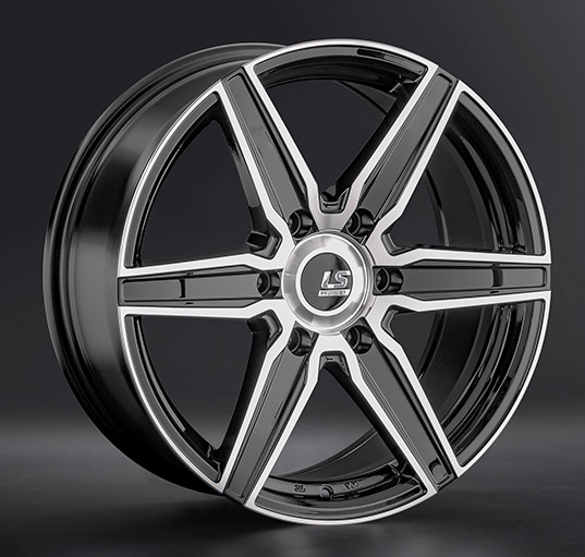 Диски LS wheels FlowForming RC62 8 х 18 6*139,7 Et: 40 Dia: 75.1 черный полностью полированный