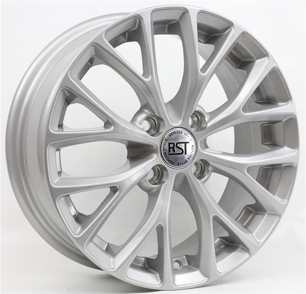 Диски RST R015 6 х 15 4*100 Et: 46 Dia: 54.1 серебро с полированным ободом