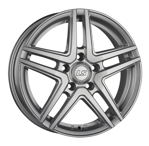 Диски LS wheels LS 420 6 х 15 5*114,3 Et: 40 Dia: 73.1 серый с полировкой