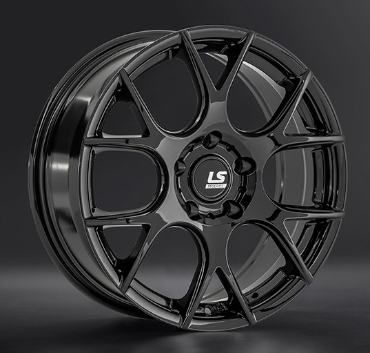 Диски LS wheels FlowForming RC07 7.5 х 17 4*100 Et: 40 Dia: 60.1 черный матовый