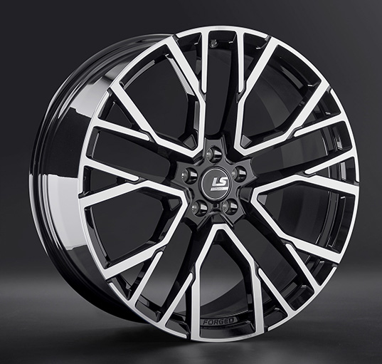 Диски LS Forged FG07  9.5 х 21 5*112 Et: 36 Dia: 66.6 черный полностью полированный