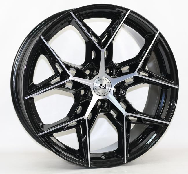Диски RST R139 7.5 х 19 5*108 Et: 46 Dia: 63.4 черный с проточкой глянцевый