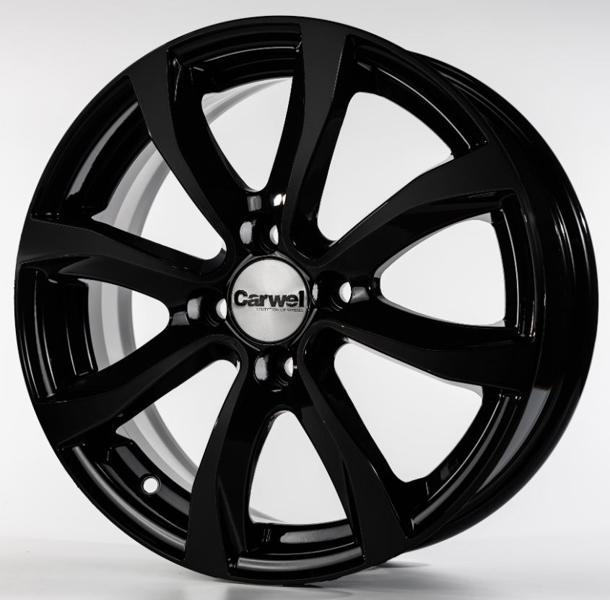 Диски Carwel Омикрон 6 х 15 4*100 Et: 48 Dia: 54.1 черный матовый