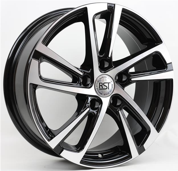 Диски RST R046 6.5 х 16 5*108 Et: 50 Dia: 63.3 черный с проточкой глянцевый