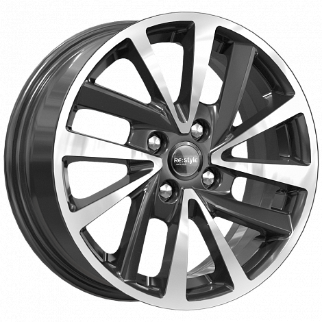 Диски K&K КС899 6 х 15 4*100 Et: 40 Dia: 60.1 черный с проточкой глянцевый