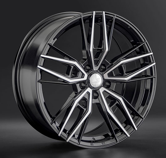 Диски LS wheels LS1354 8 х 18 5*108 Et: 30 Dia: 60.1 черный полностью полированный