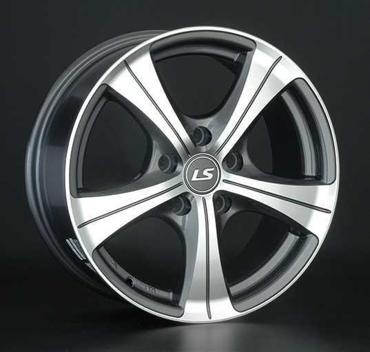 Диски LS wheels LS202 7 х 16 4*100 Et: 40 Dia: 73.1 серый с полировкой