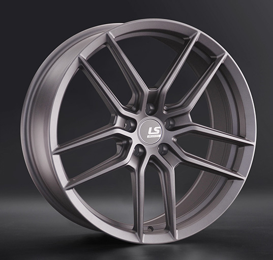 Диски LS wheels FlowForming RC55 8 х 18 5*114,3 Et: 45 Dia: 67.1 серый матовый