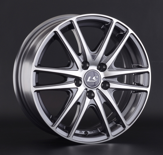 Диски LS wheels LS 362 6 х 16 4*100 Et: 48 Dia: 54.1 серый с полировкой
