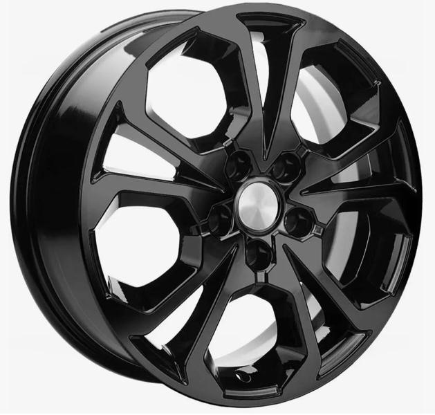Диски Carwel Ванда 6.5 х 17 5*114,3 Et: 50 Dia: 66.1 черный матовый