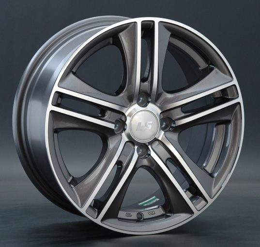 Диски LS wheels LS191 7 х 16 5*110 Et: 39 Dia: 65.1 серый с полировкой