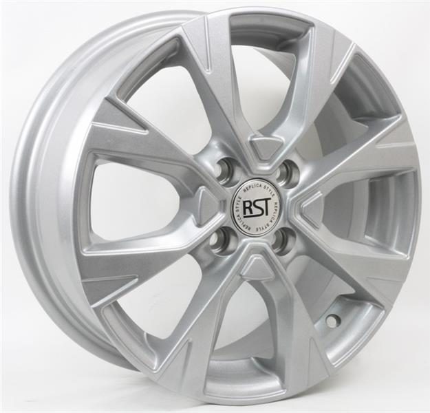 Диски RST R045 6 х 15 4*100 Et: 48 Dia: 54.1 серебро с полированным ободом