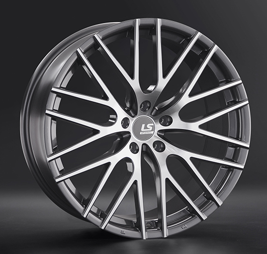 Диски LS wheels FlowForming RC03 9 х 20 5*112 Et: 35 Dia: 66.6 серый с полировкой
