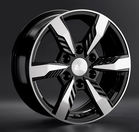 Диски LS wheels LS1301 7.5 х 17 6*139,7 Et: 36 Dia: 100.1 черный полностью полированный