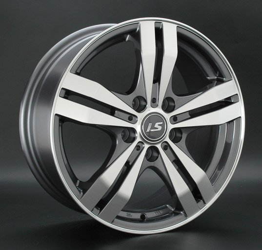 Диски LS wheels LS142 6.5 х 16 5*114,3 Et: 45 Dia: 73.1 серый с полировкой