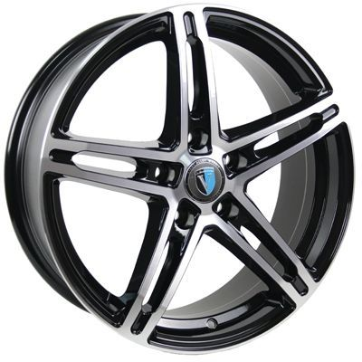 Диски VENTI 1518 6 х 15 4*100 Et: 40 Dia: 60.1 черный с проточкой глянцевый