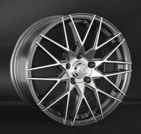 Диски LS wheels LS 784 7.5 х 17 4*100 Et: 38 Dia: 73.1 серый с полировкой