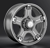 Диски LS wheels LS876 7 х 16 5*139,7 Et: 35 Dia: 108.1 серый с полировкой