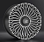 Диски LS wheels FlowForming RC99 8.5 х 20 6*120 Et: 45 Dia: 67.1 черный с проточкой матовый