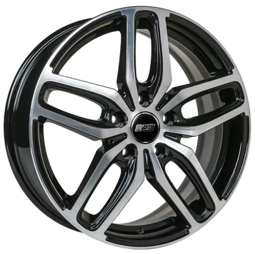Диски N2O V2200 6.5 х 17 5*114,3 Et: 50 Dia: 64.1 черный с проточкой глянцевый