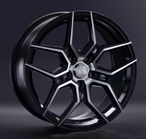 Диски LS wheels LS1266 7.5 х 17 5*114,3 Et: 45 Dia: 67.1 черный полностью полированный