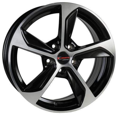 Диски Yamato Katsuo 7.5 х 17 5*114,3 Et: 52.5 Dia: 67.1 черный с проточкой глянцевый