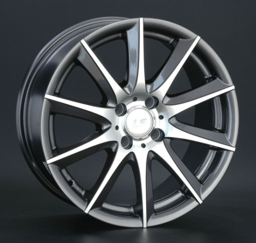 Диски LS wheels LS286 7 х 17 5*114,3 Et: 45 Dia: 73.1 серый с полировкой