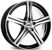 Диски N2O V2282 7.5 х 19 5*108 Et: 36 Dia: 65.1 черный с проточкой глянцевый