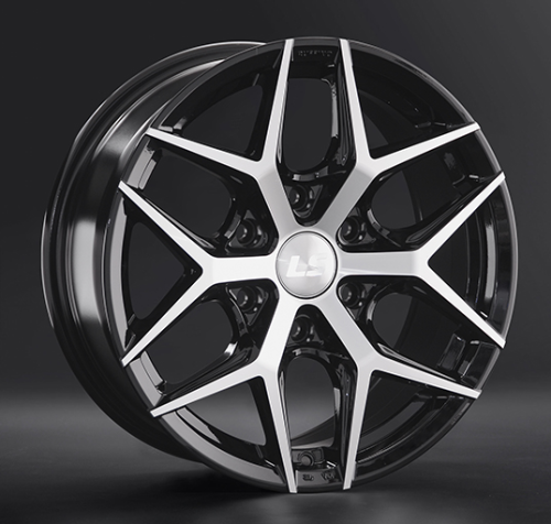 Диски LS wheels LS 1303 8 х 17 6*139,7 Et: 36 Dia: 100.1 черный полностью полированный