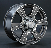 Диски LS wheels LS160 7 х 16 6*139,7 Et: 10 Dia: 107.6 серый с полировкой