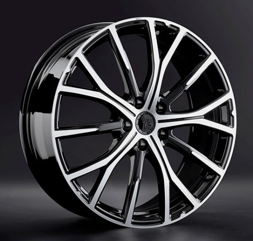 Диски LS Forged LSFG21 7.5 х 19 5*108 Et: 46 Dia: 63.3 черный полностью полированный