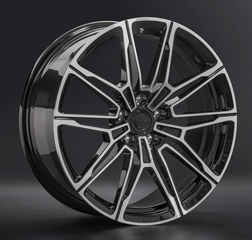 Диски LS Forged FG45 8 х 19 5*112 Et: 27 Dia: 66.6 черный полностью полированный