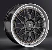 Диски LS wheels FlowForming RC65 8.5 х 18 5*112 Et: 30 Dia: 66.6 черный с полированным ободом