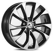 Диски RPLC Chr9 6.5 х 18 5*108 Et: 33 Dia: 60.1 черный с проточкой глянцевый