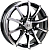 Диски RST R035 6 х 15 4*100 Et: 48 Dia: 54.1 черный с проточкой глянцевый