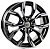 Диски RST R106 6.5 х 16 5*108 Et: 50 Dia: 63.3 черный с проточкой глянцевый