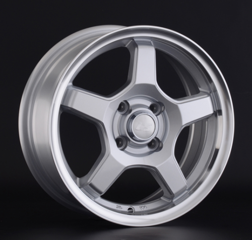 Диски LS wheels LS 816 7.5 х 17 5*114,3 Et: 45 Dia: 73.1 серебро с полированным ободом
