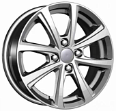 Диски Carwel Акуш 6 х 15 4*98 Et: 35 Dia: 58.6 серебро с полированным ободом