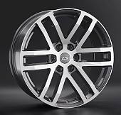 Диски LS wheels LS 1279 8.5 х 17 6*139,7 Et: 25 Dia: 67.1 серый с полировкой