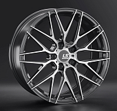 Диски LS wheels FlowForming RC13 8 х 18 5*120 Et: 40 Dia: 74.1 серый с полировкой