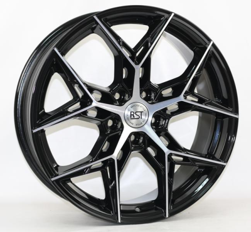 Диски RST R139 7.5 х 19 5*108 Et: 46 Dia: 63.4 черный с проточкой глянцевый
