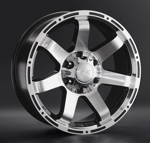 Диски LS wheels LS 1289 7.5 х 17 6*139,7 Et: 25 Dia: 106.1 черный полностью полированный