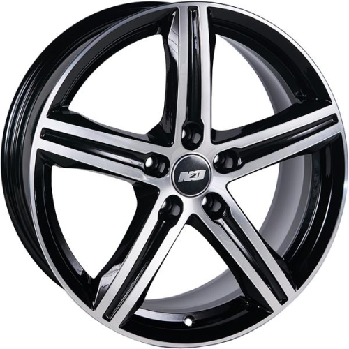 Диски N2O V2231 8 х 18 5*112 Et: 40 Dia: 57.1 черный с проточкой глянцевый