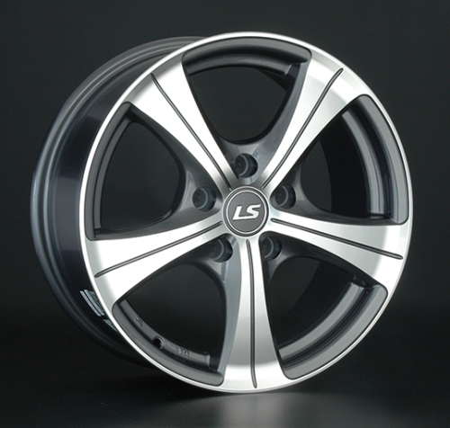 Диски LS wheels LS202 7 х 17 5*114,3 Et: 45 Dia: 73.1 серый с полировкой