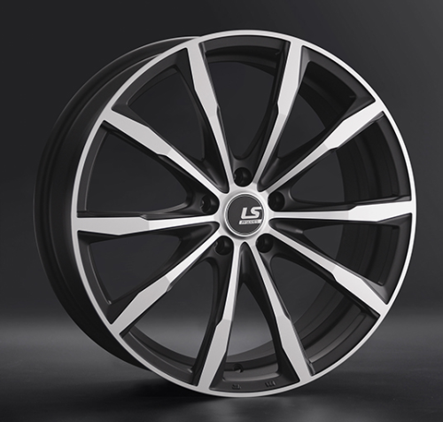 Диски LS wheels FlowForming RC38 8.5 х 20 5*112 Et: 30 Dia: 66.6 черный с проточкой матовый